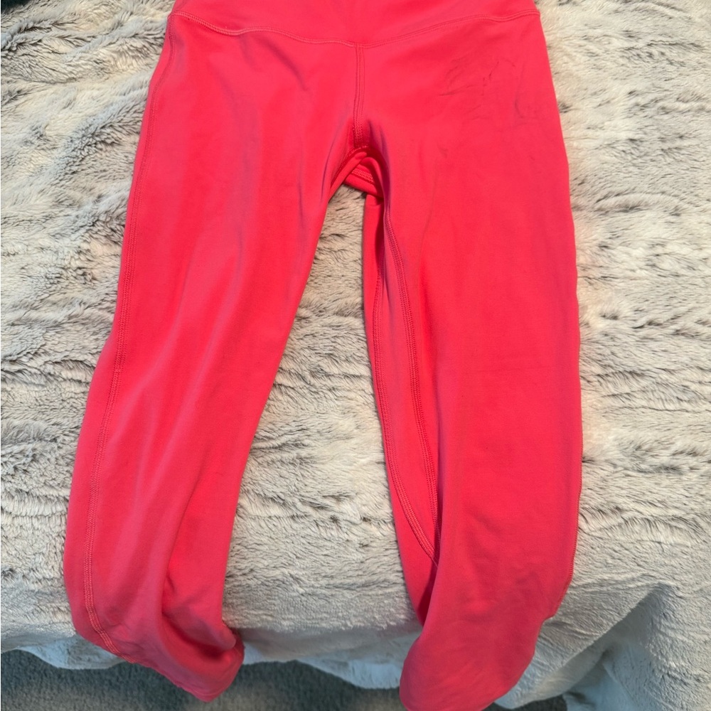 Lululemon Athletica Vibrant Pink Leggings